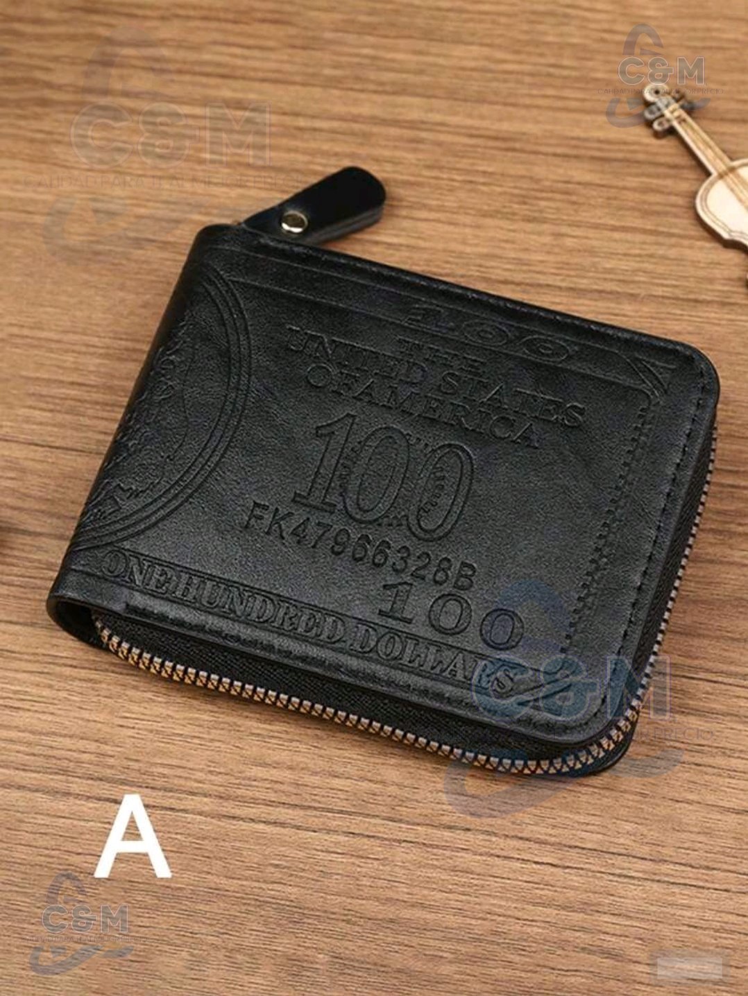 BILLETERA CON SIPPER DE MODA M40